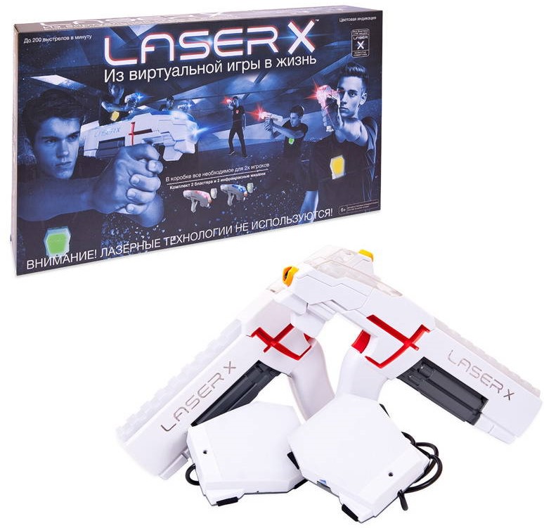 Набор игровой – Laser X. 2 бластера, 2 мишени  